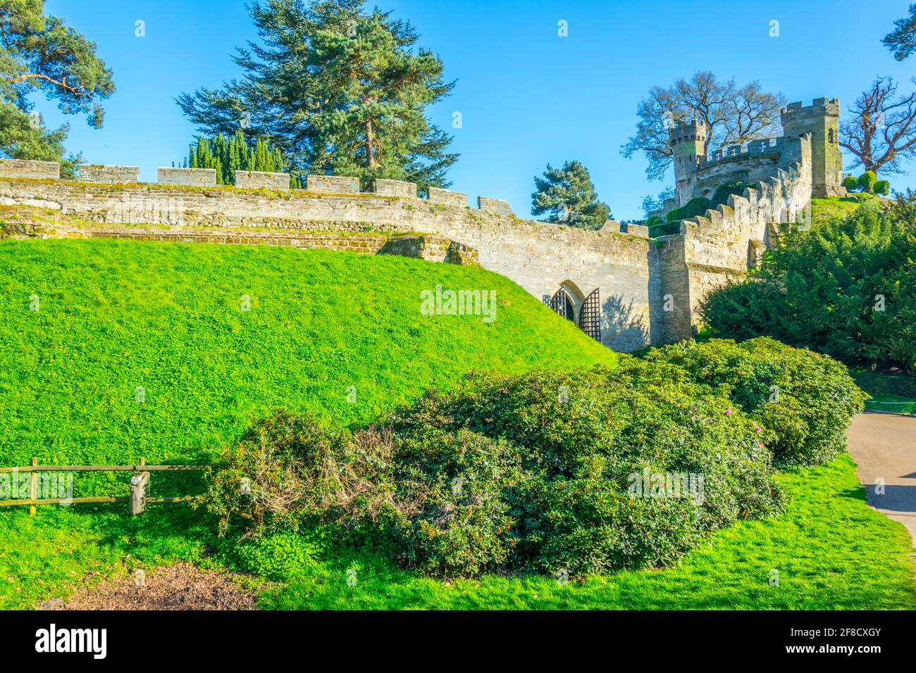 Warwick Castle, Inghilterra Foto Stock