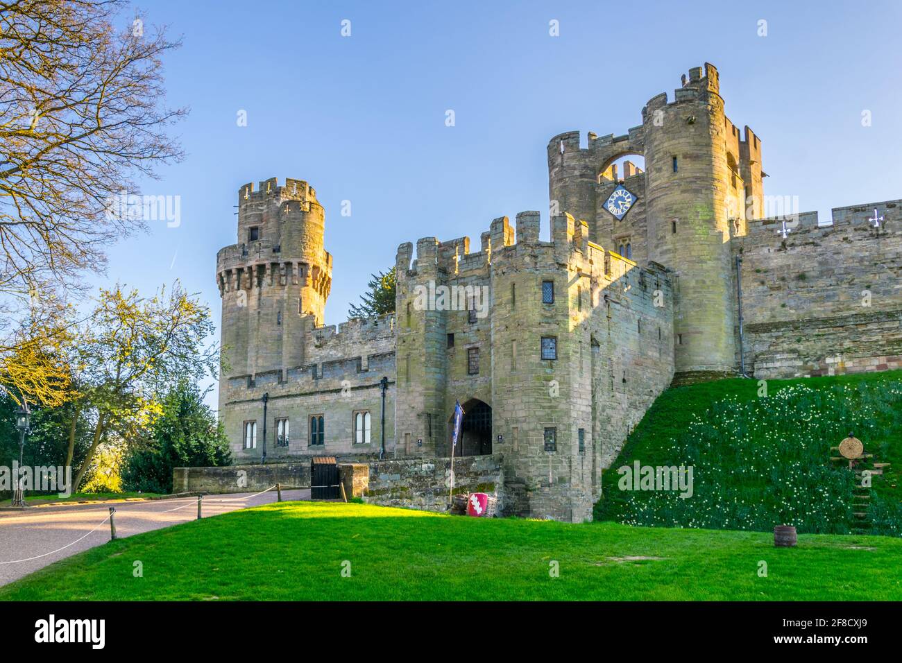 Warwick Castle, Inghilterra Foto Stock