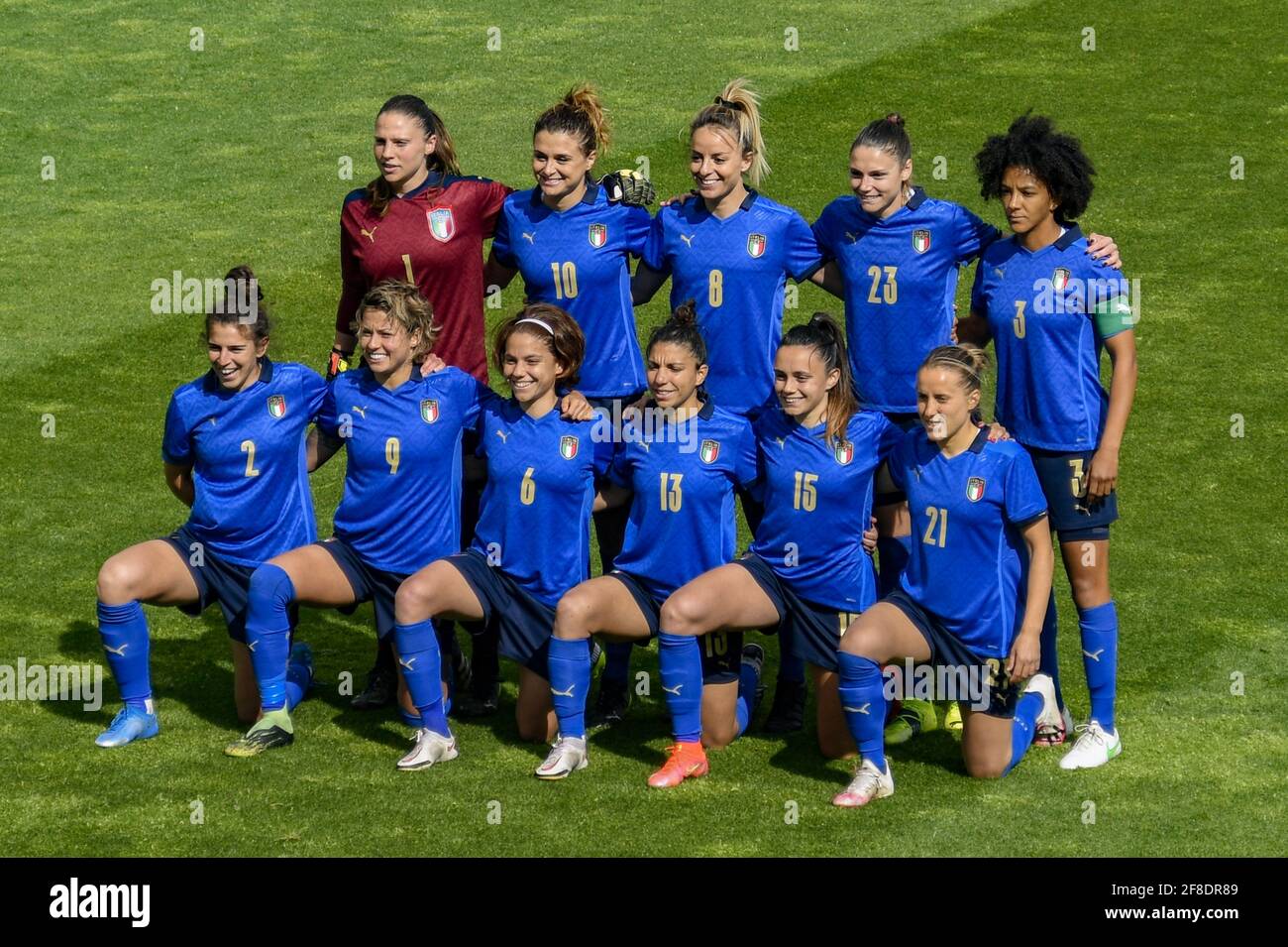 Laura Giuliani (Italia)Cristiana Girelli (Italia)Martina Rosini (Italia)Cecilia Salvai (Italia)Sara Gama (Italia)Valentina Bergamaschi (Italia)Valentina Giacinti (Italia)Manuela Giugliano (Italia)Elisa Bartoli (Italia)Annamaria Serturini (Italia)Valentina Cernoia (Italia)squadra femminile tra le donne del Campionato d'Inghilterra 2022 Aprile 1-1 Campionato d'Italia Donne tra le donne del Campionato d'Inghilterra 13 Donne d'Inghilterra le donne d'Italia le donne d'Inghilterra le donne d'Italia le donne d'Italia le donne d'Italia le donne d'Italia le donne d'Italia le donne d 2021 a Firenze, Italia. Credit: Maurizio Borsari/AFLO/Alamy Live News Foto Stock