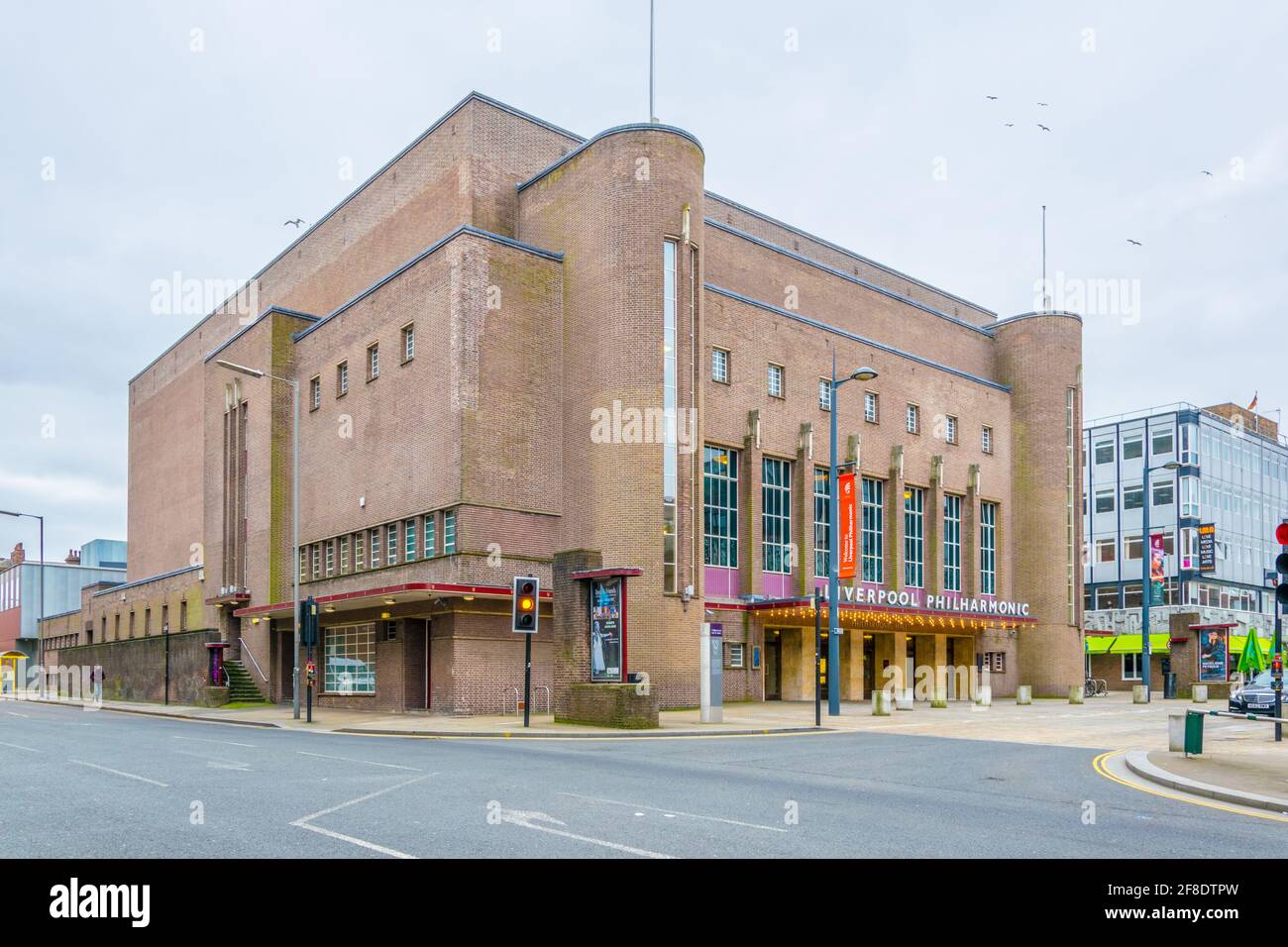 LIVERPOOL, REGNO UNITO, 7 APRILE 2017: Vista della Liverpool Philharmonic, Inghilterra Foto Stock