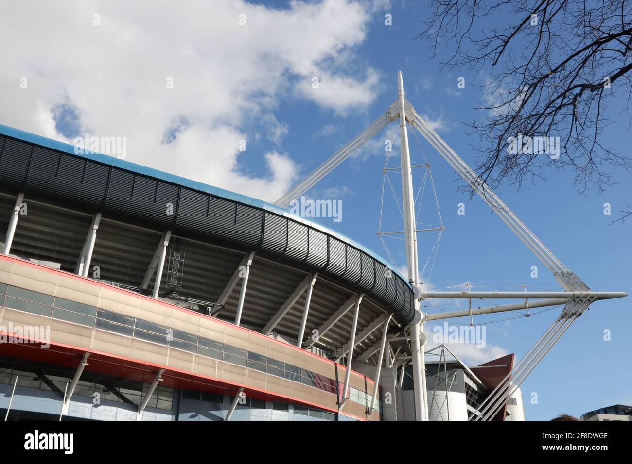 Stadio del Principato, Cardiff Foto Stock