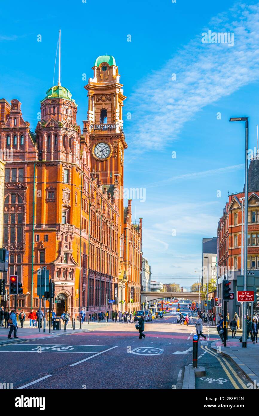 MANCHESTER, REGNO UNITO, 11 APRILE 2017: Vista dell'hotel Principal a Manchester, Inghilterra Foto Stock