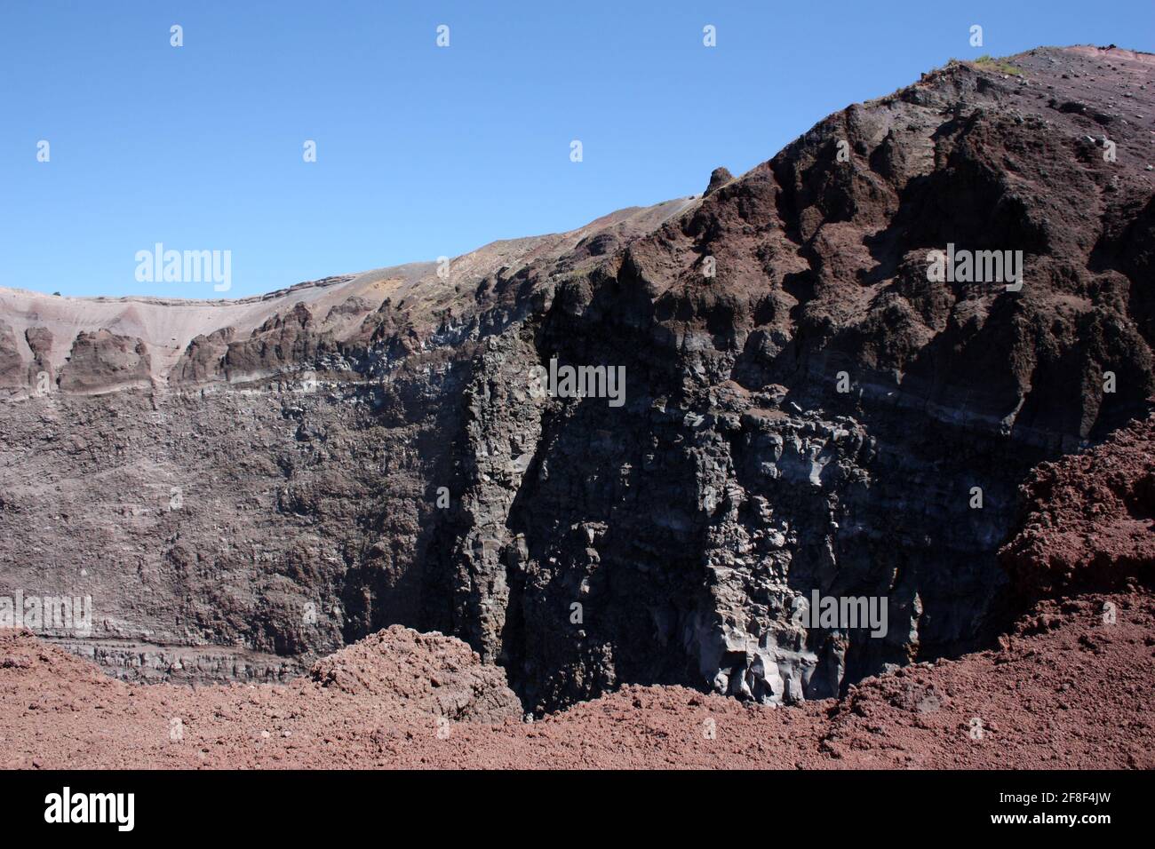 Vesuvio a Napoli, Campania, Italia Foto Stock