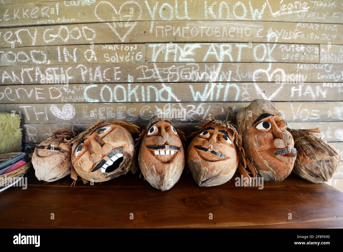 Sweet Orange Warung a Ubud, Bali, Indonesia. Foto Stock