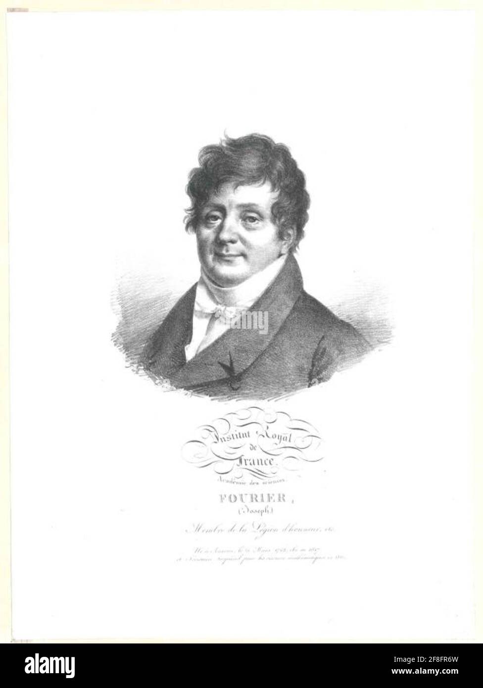 Fourier, Jean Baptiste Joseph Baron. Foto Stock