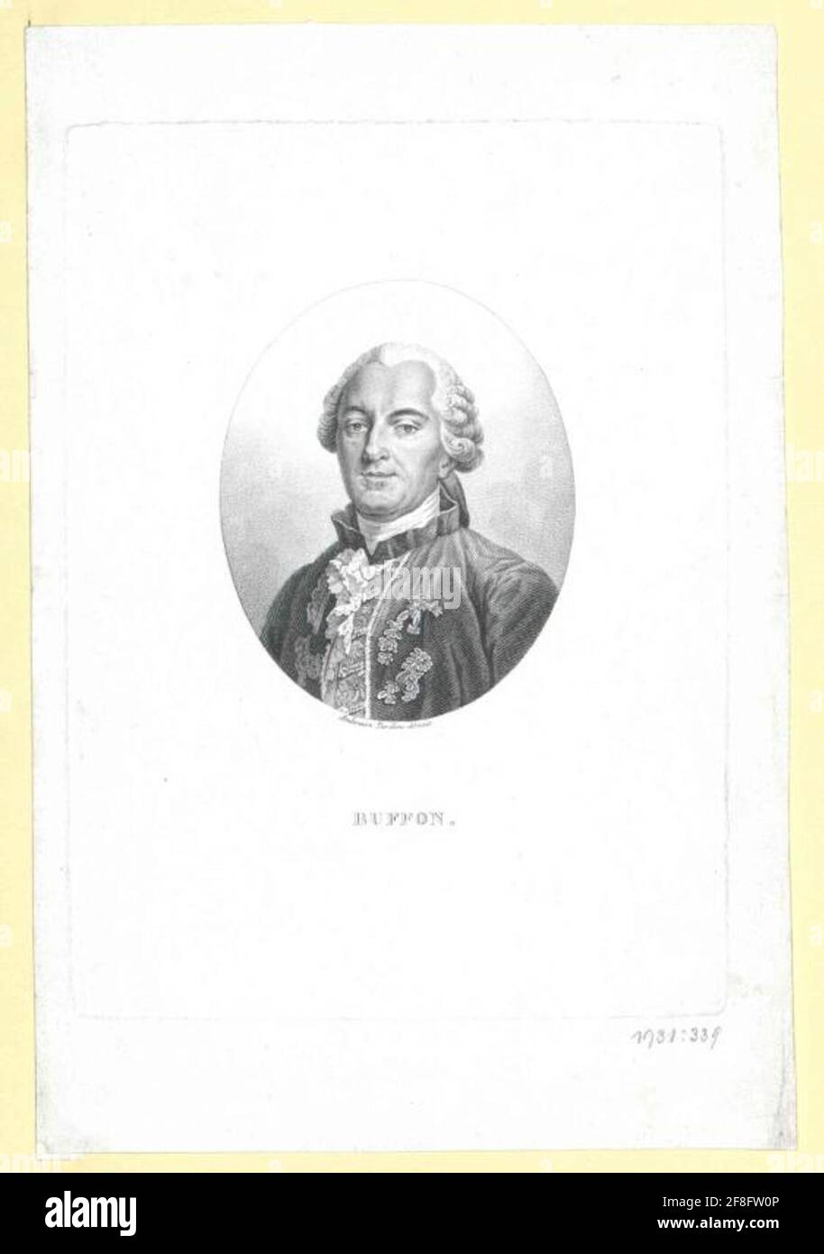 Buffon, Georges-Louis Comte. Foto Stock