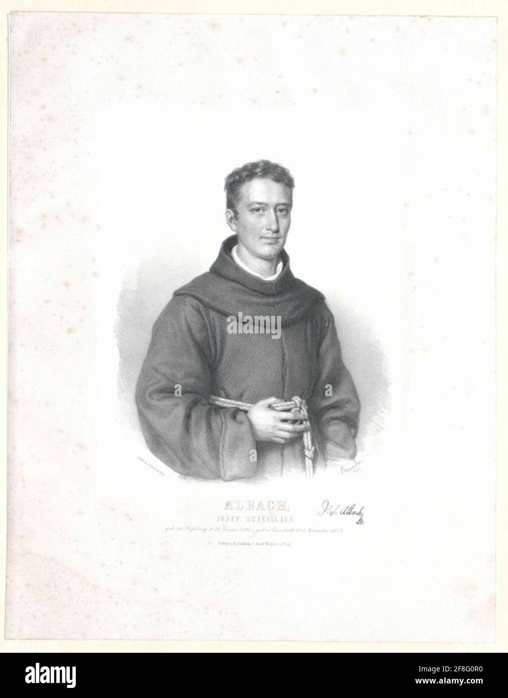 Albach, Josef Stanislao . Foto Stock