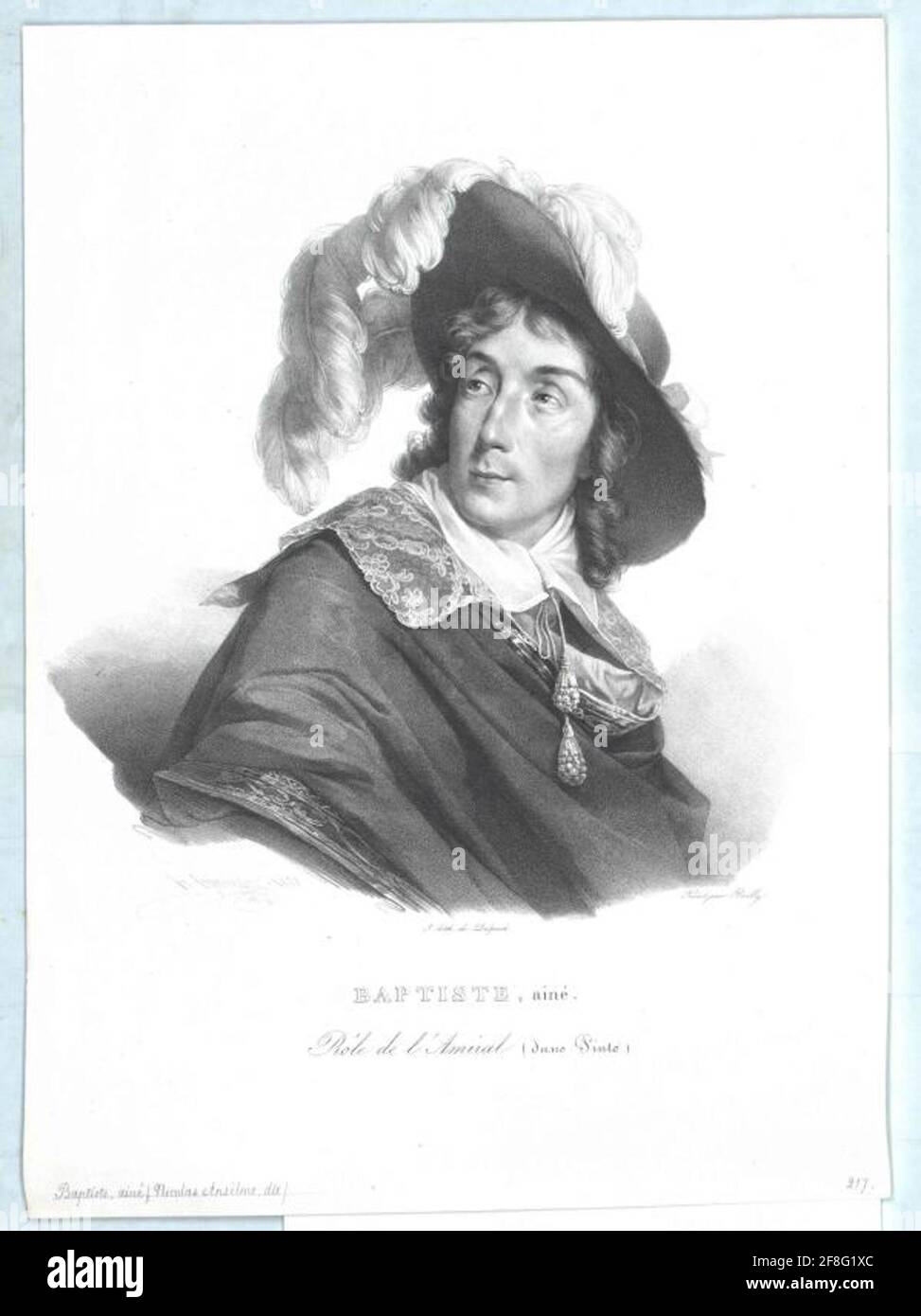 Baptiste, Nicolas Anselme. Foto Stock