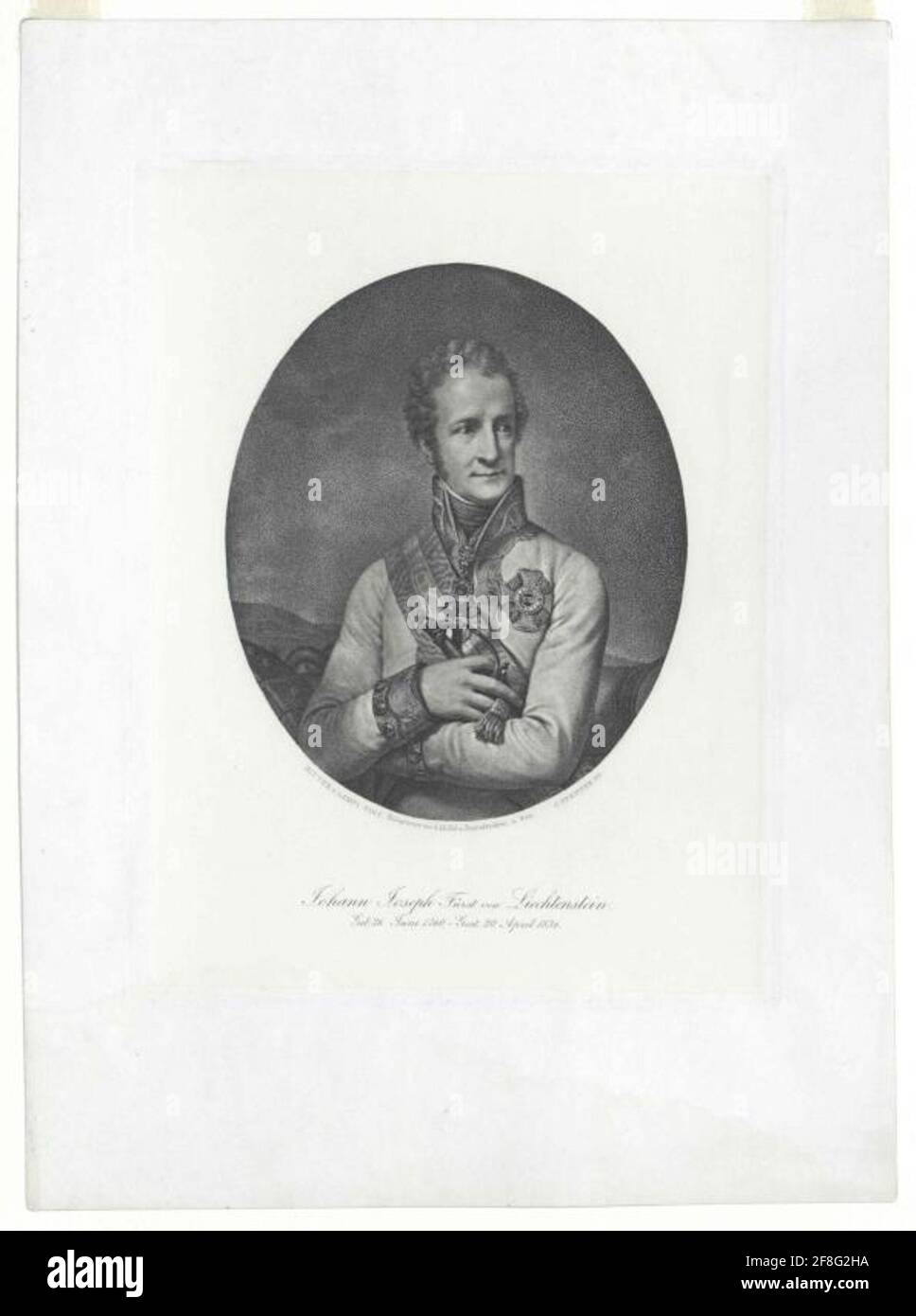 Liechtenstein, Johann Prince da e anche. Foto Stock