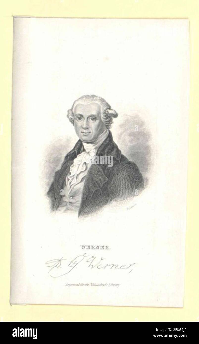 Werner, Abraham Gottlob. Foto Stock