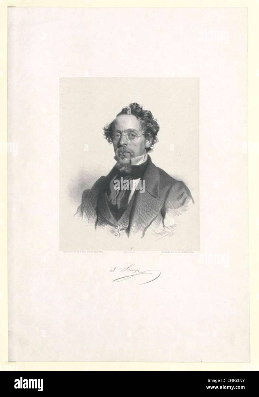 Berger, Johann Nepomuk. Foto Stock
