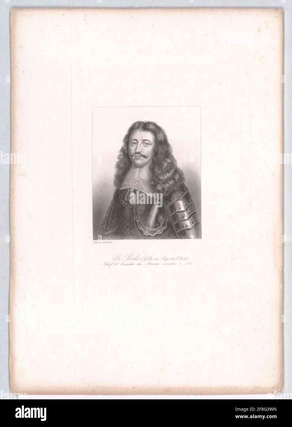 La roccia di Saint Andre, Gilles. Foto Stock