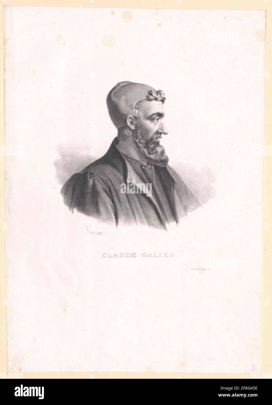 Galenus perde: Eegrnnacy, Godfroy (1788) litografia: Vigneron, Pierre Rooch Decouning: 1825/1829/1829 Foto Stock