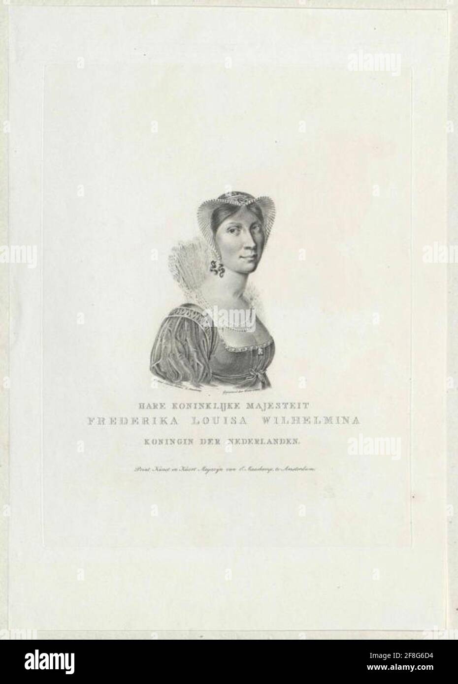 Guglielmina, Principessa di Prussia. Foto Stock