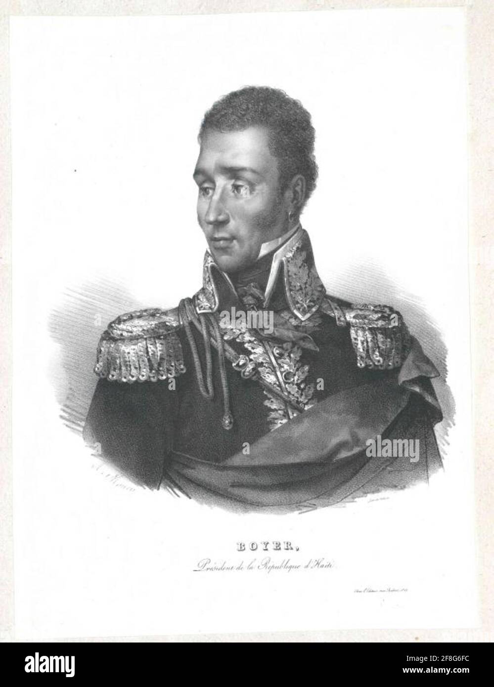 Boyer, Jean Pierre. Foto Stock