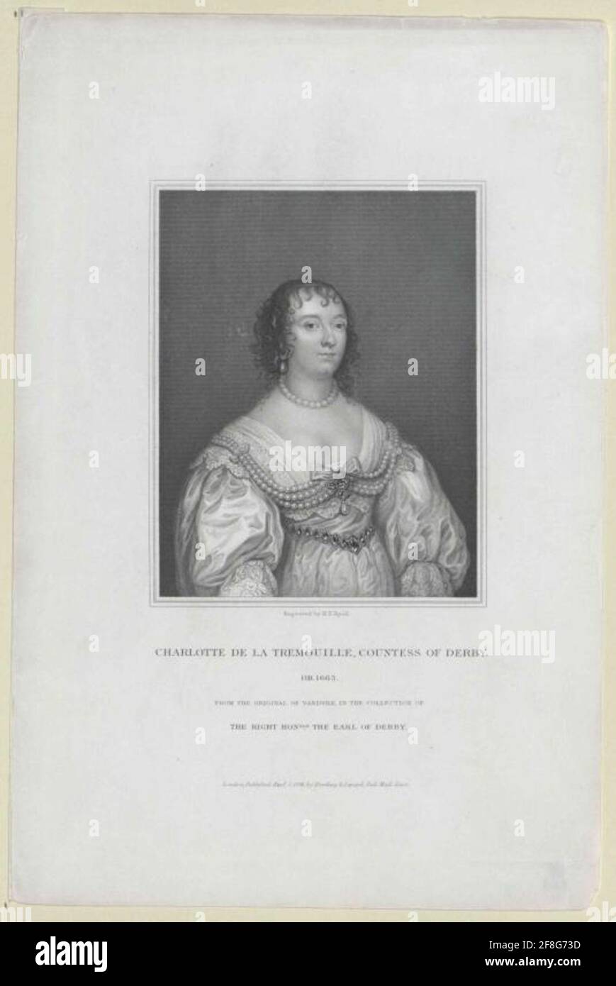 The tremoille, Charlotte de. Foto Stock