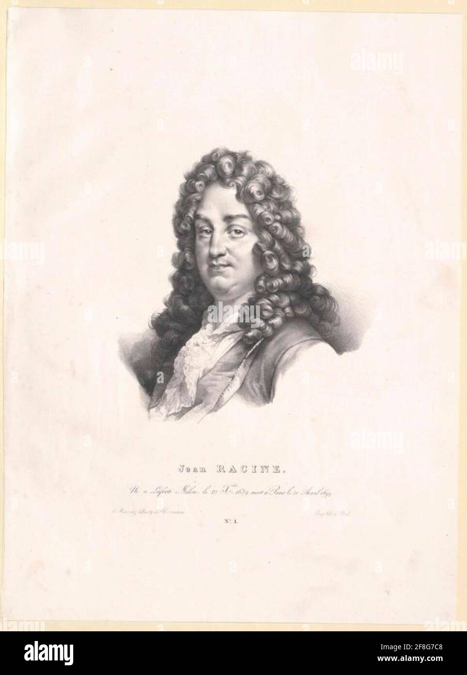 Racine, Jean Baptiste. Foto Stock