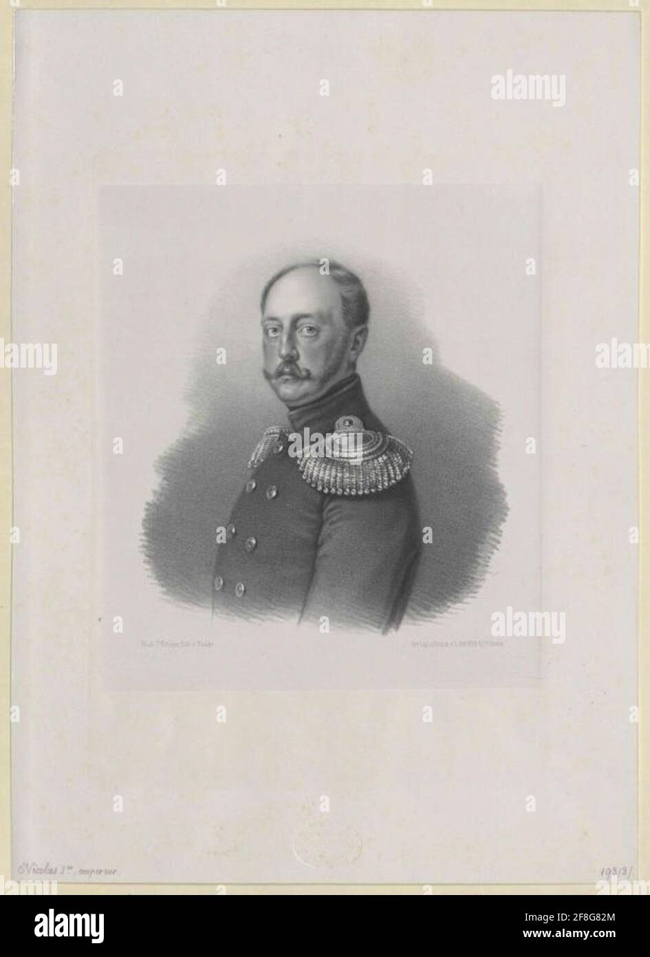 Nikolaus I., Kaiser della Russia. Foto Stock