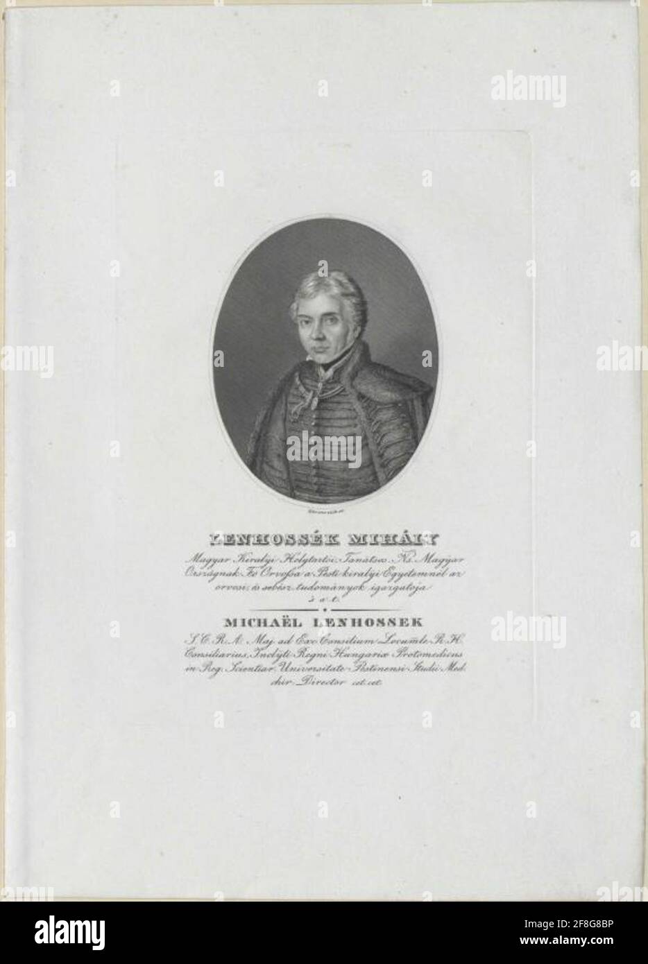 Lenhsék, Michael von. Foto Stock