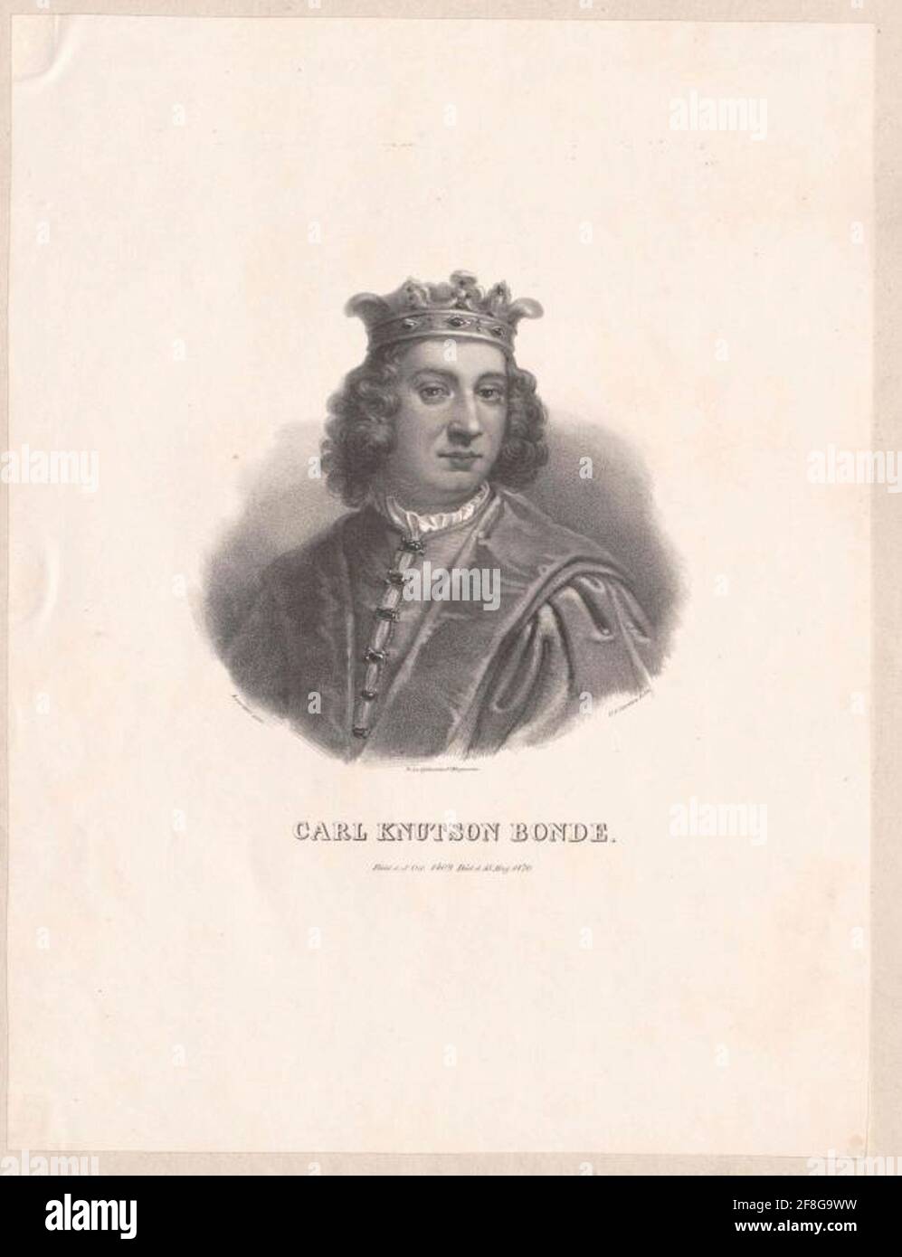 Karl VII., re di Svezia. Foto Stock