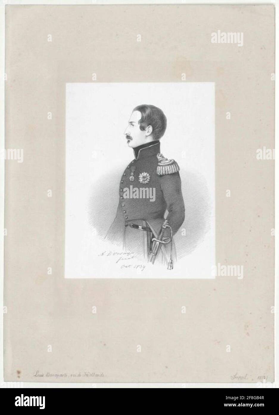 Bonaparte, Ludwig . Foto Stock