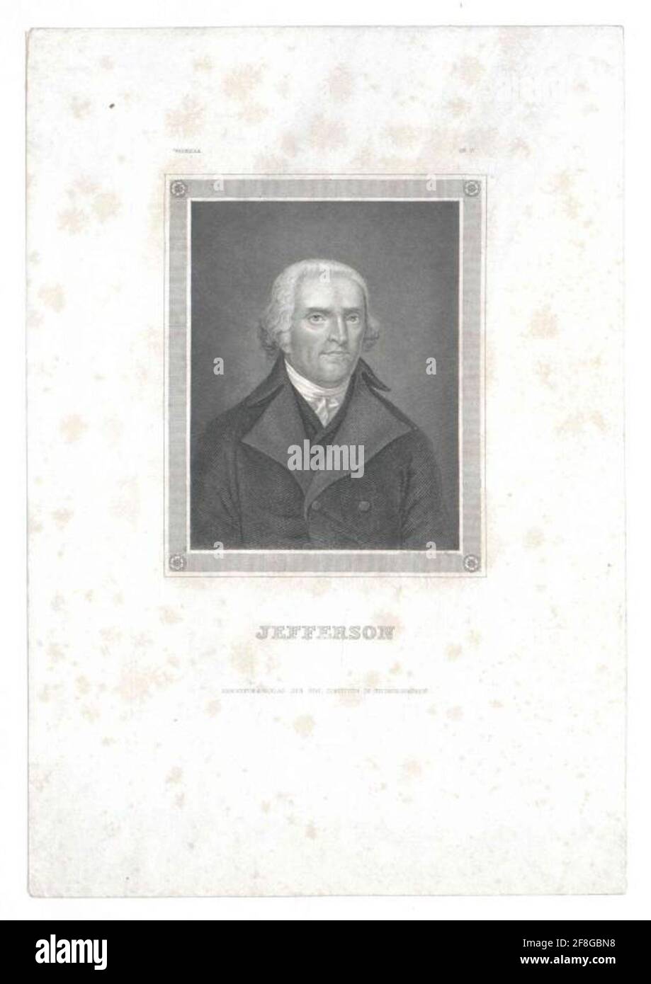 Jefferson, Thomas . Foto Stock