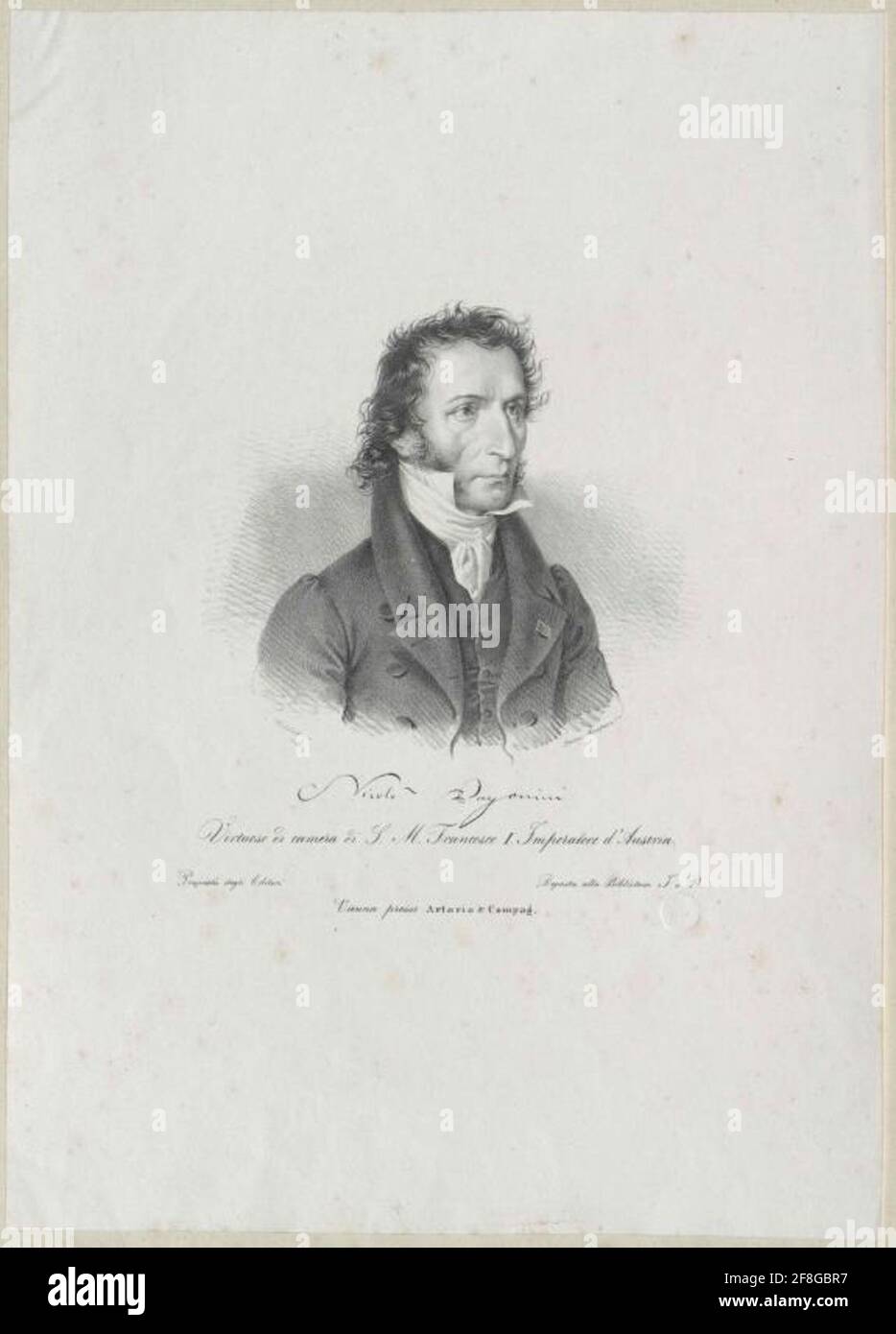 Paganini, Niccolò. Foto Stock