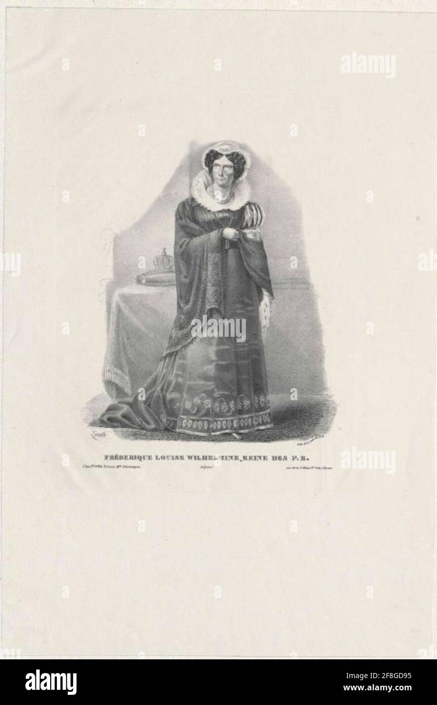 Guglielmina, Principessa di Prussia. Foto Stock