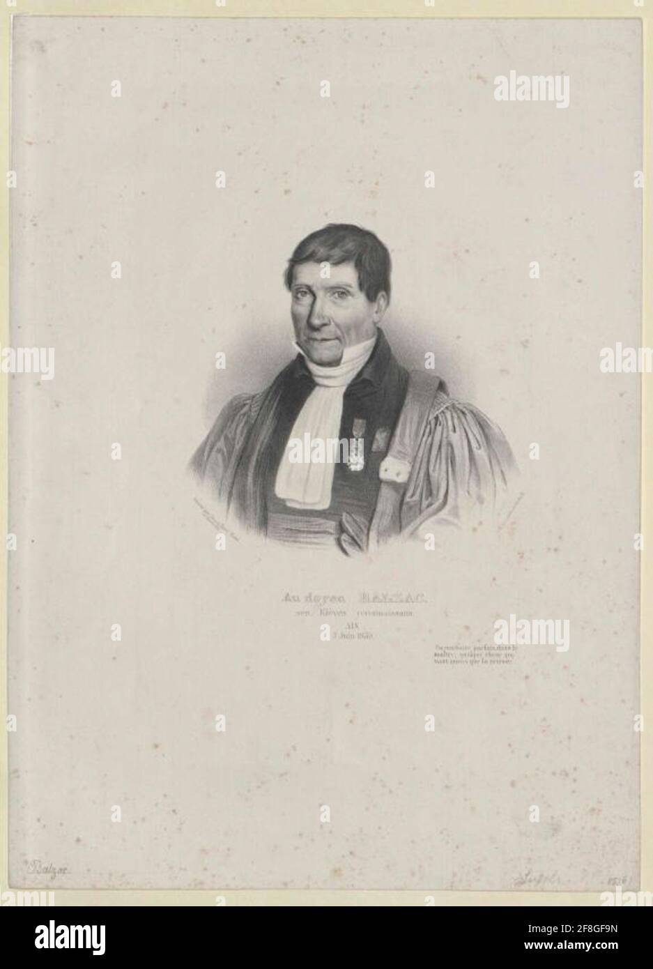 Balzac, ... . Foto Stock