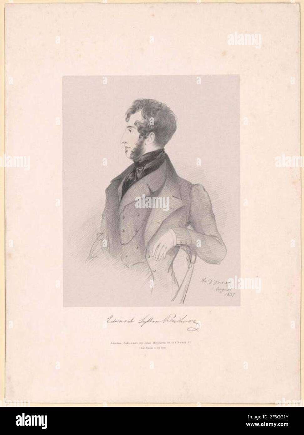 Bulwer-Lytton, Edward . Foto Stock