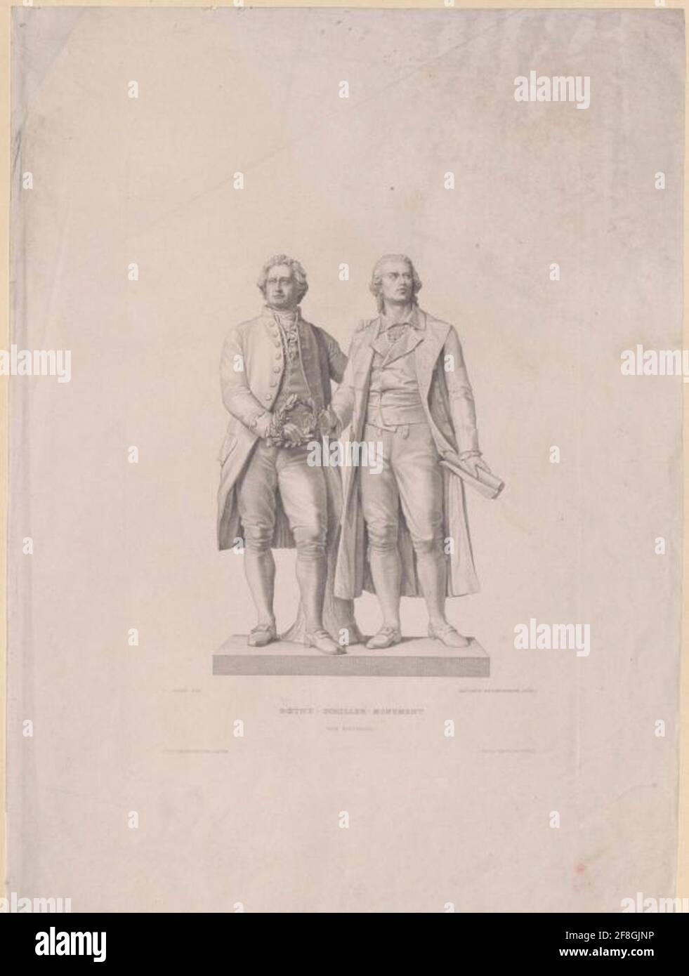 Goethe, Johann Wolfgang von. Foto Stock