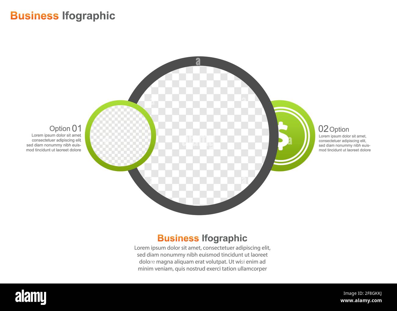 modello di presentazione aziendale. infografica vettoriale. perfetta per presentazione, brochure, marketing, promozione, ecc. Foto Stock