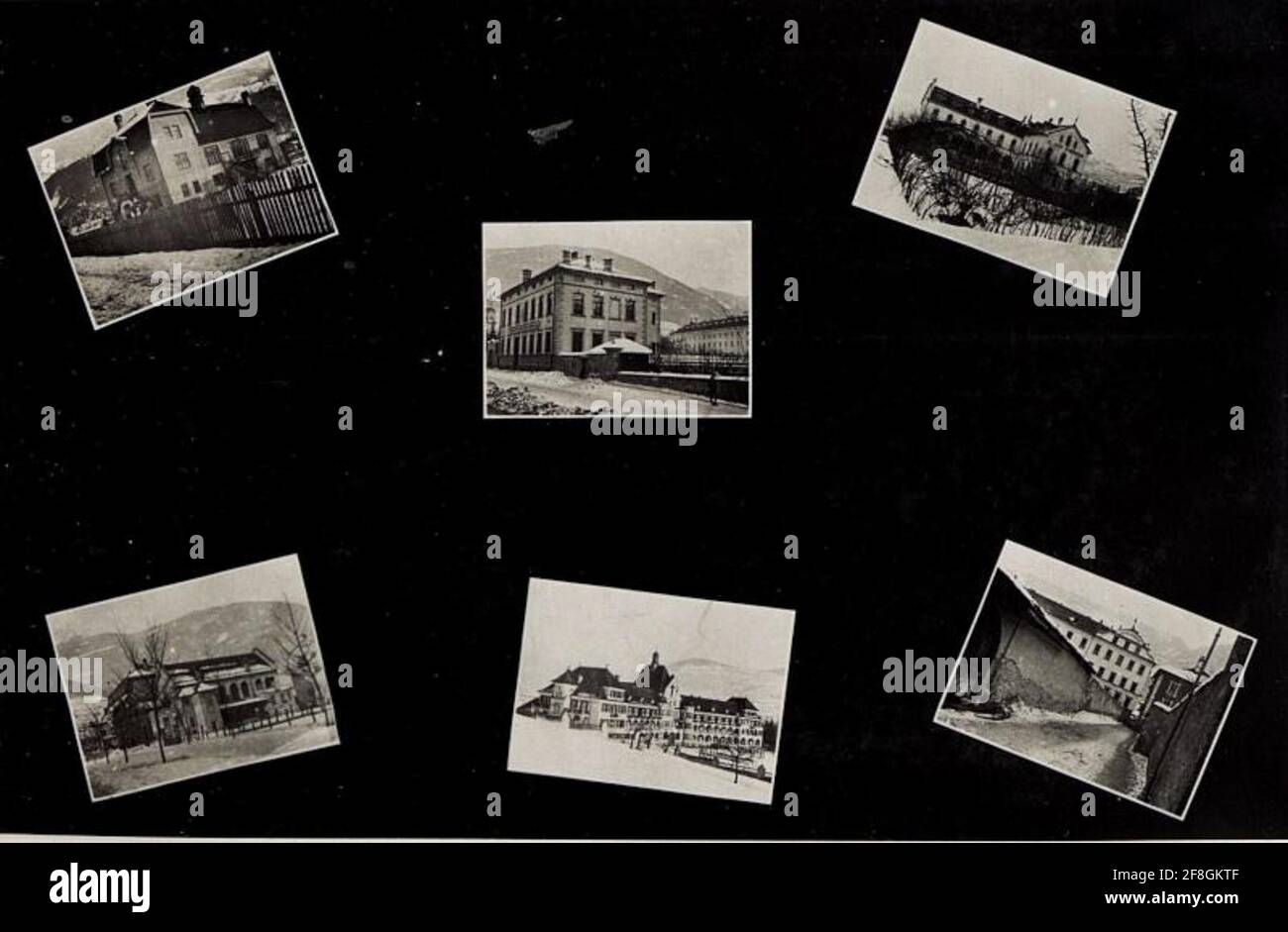 Edifici della Riserva Paint 'Bressan'. . Foto Stock