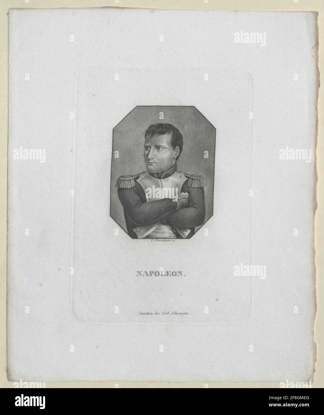 Napoleone I. Bonaparte, imperatore dei francesi. Foto Stock