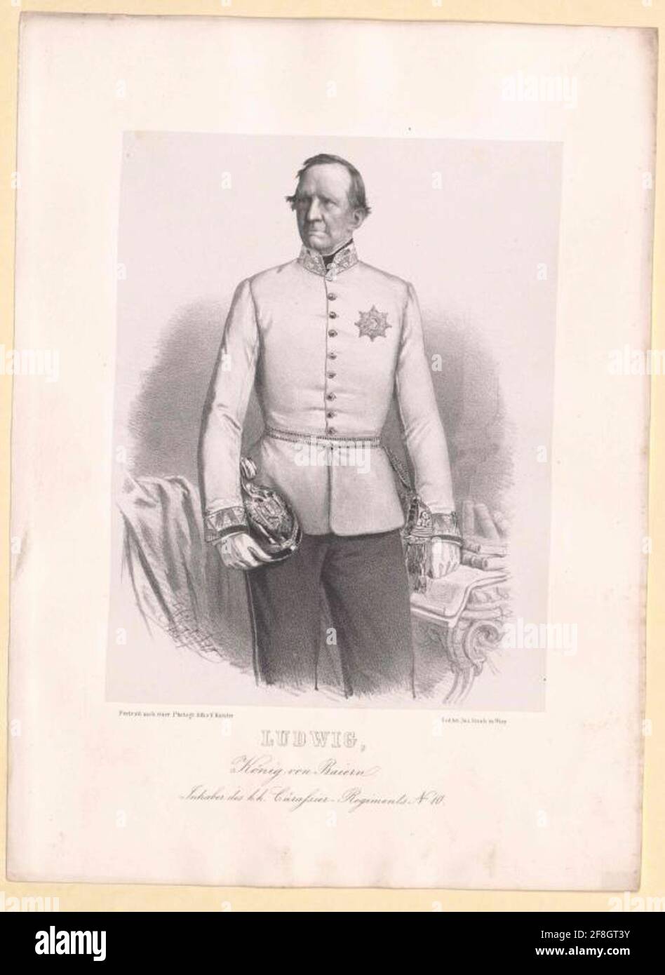 Ludovico i, re di Baviera. Foto Stock