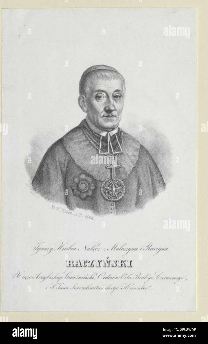 Raczynski, Ignacy. Foto Stock