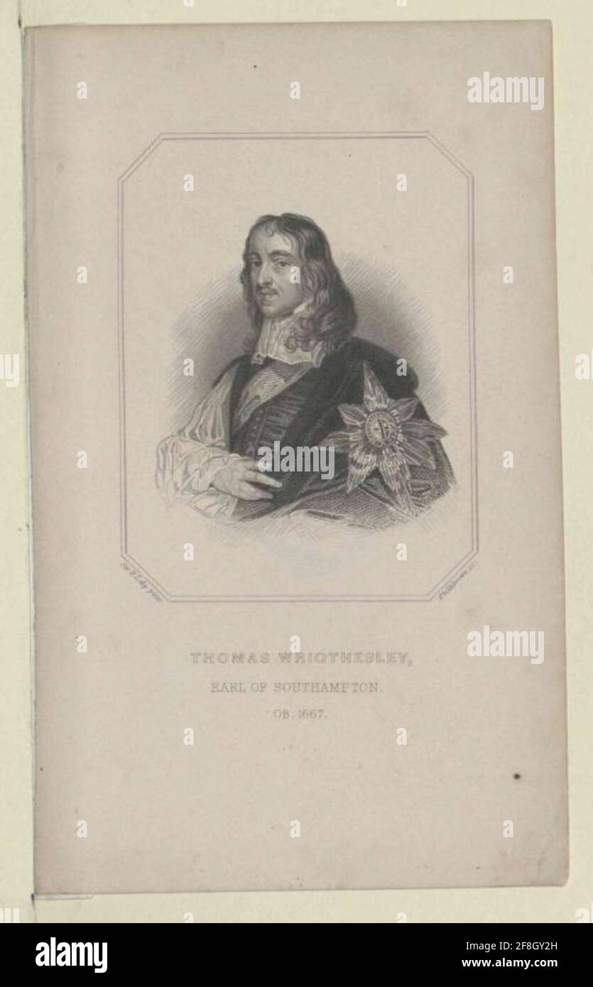 Southampton, Thomas Wriothesley, 4. Conte di . Foto Stock