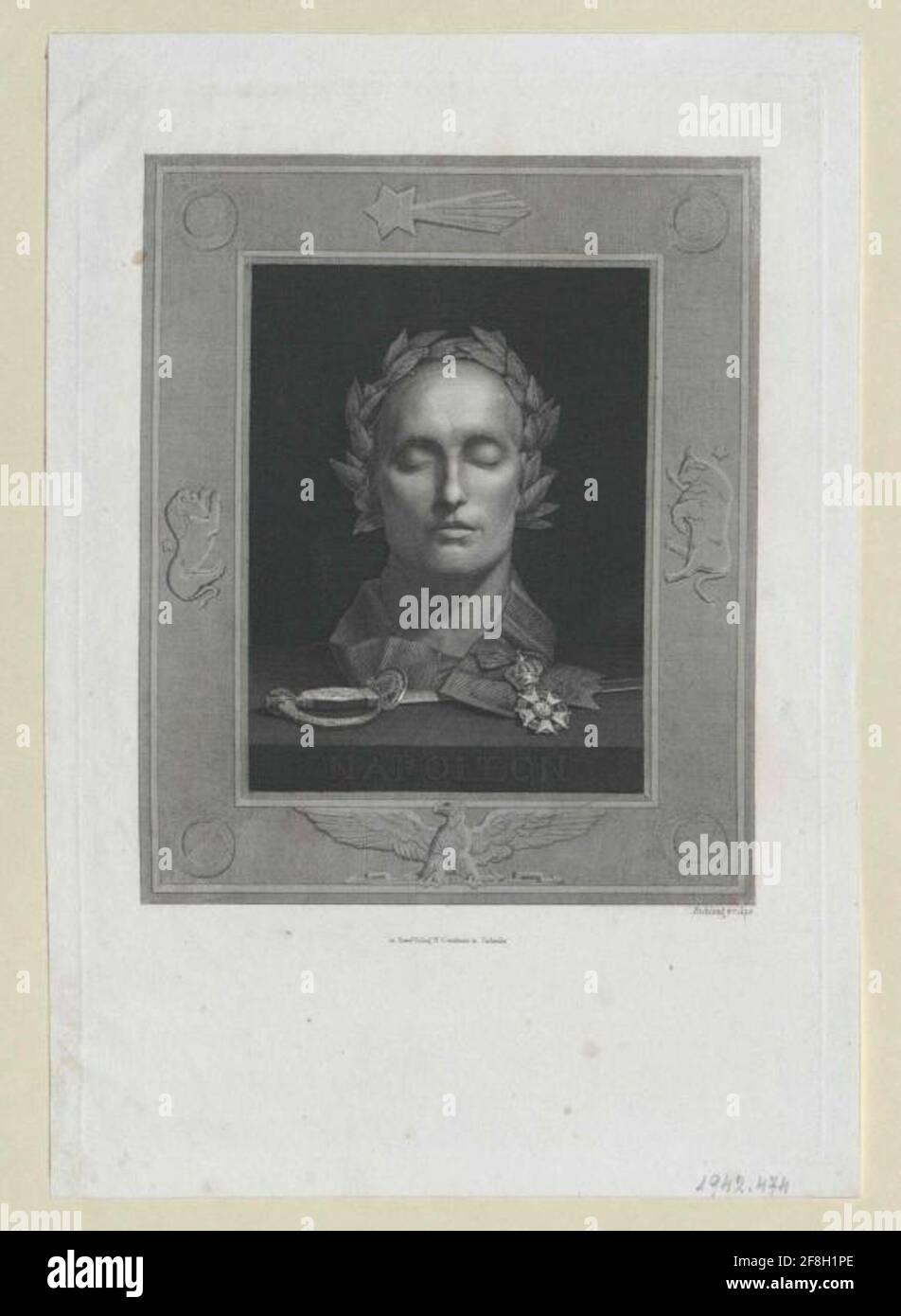 Bonaparte, imperatore della casa editrice francese: Creuzbauer, W.Stecher: Sichling, Lazarus Gottliebverlagsort: Karlsruhe Foto Stock