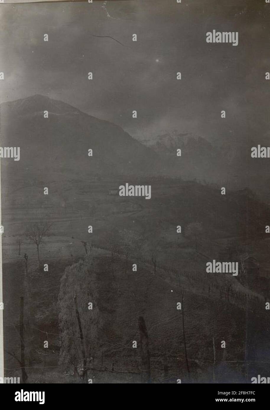 Panorama: Dal Stizzonetal. (Prima immagine parziale = WK1 ALB087 25571A). Foto Stock