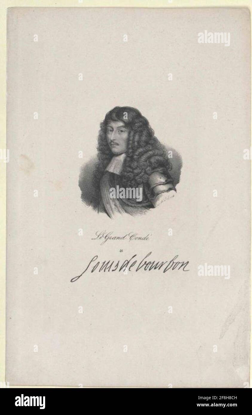 Condé, Principe Ludovico di Borbone. Foto Stock