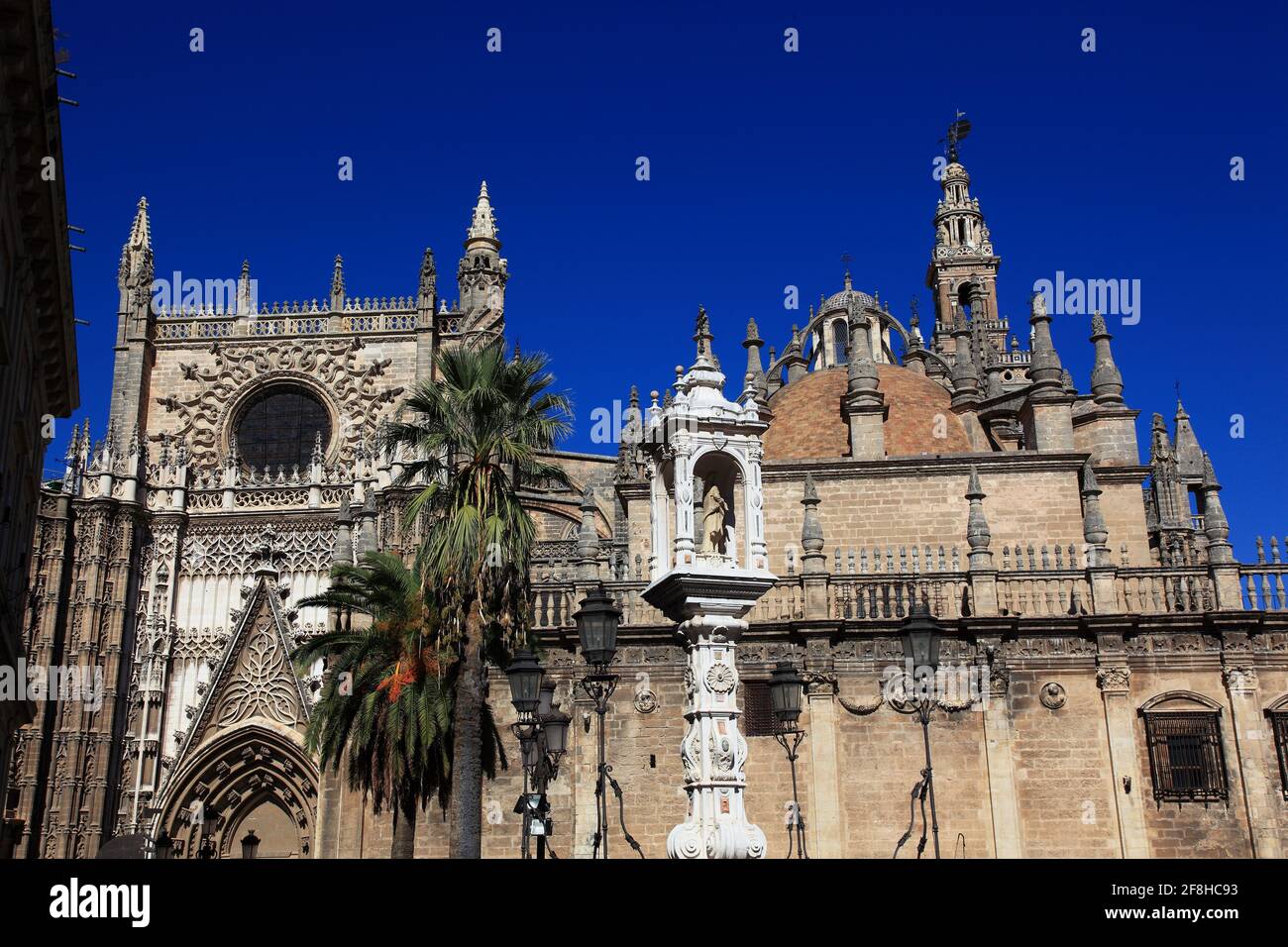 Spagna, Andalusia, centro storico di Siviglia, la cattedrale Foto Stock