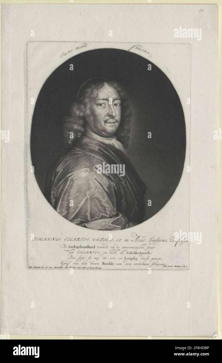 Olearius, Johann Stecher: Schenck, Peter Foto Stock