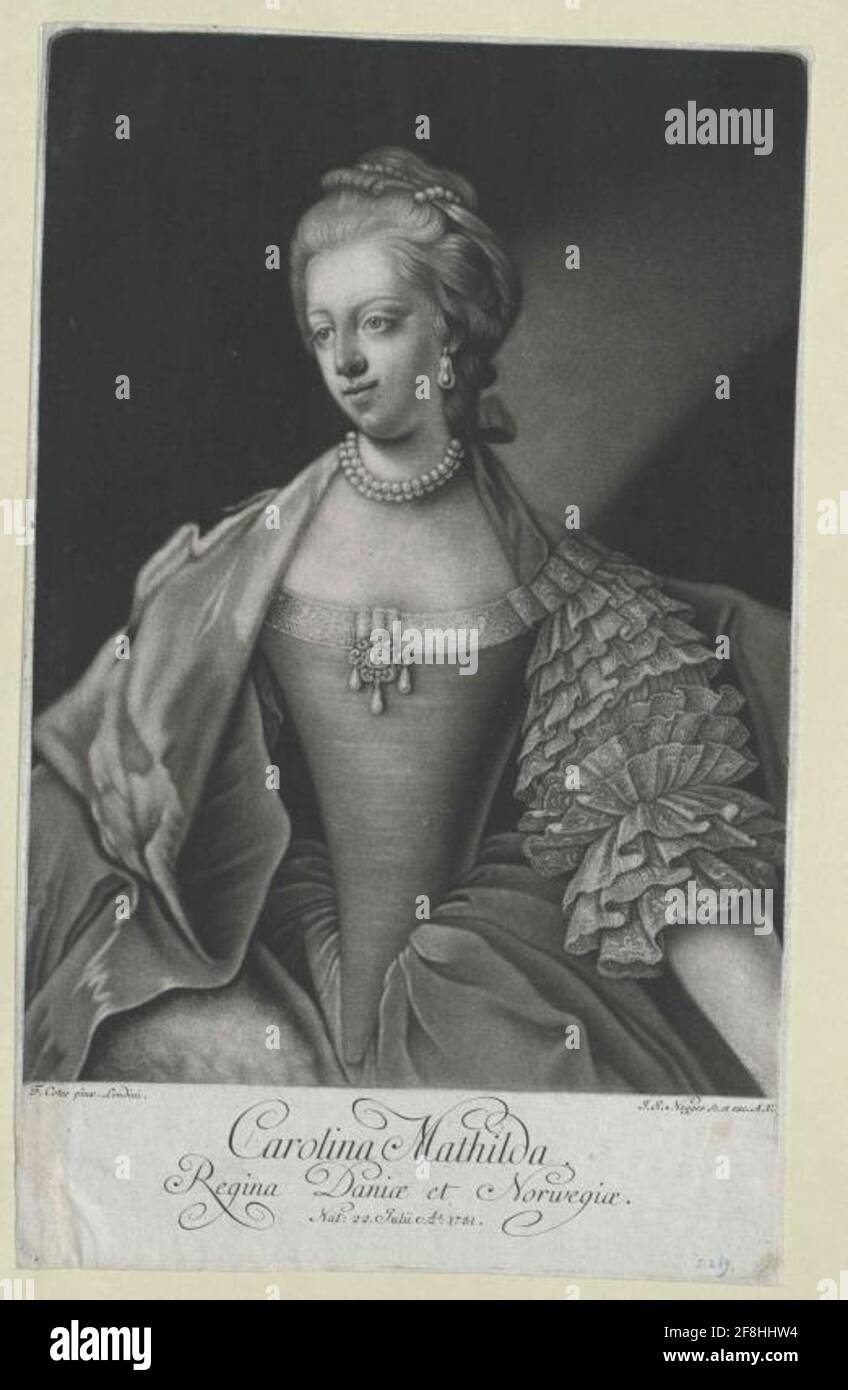 Mathilde, Principessa d'Inghilterra. Foto Stock