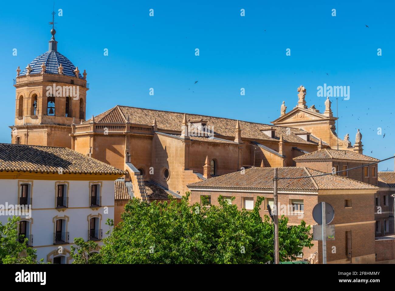 Veduta aerea della Collegiata di San Patrizio nella cittadina spagnola Lorca Foto Stock