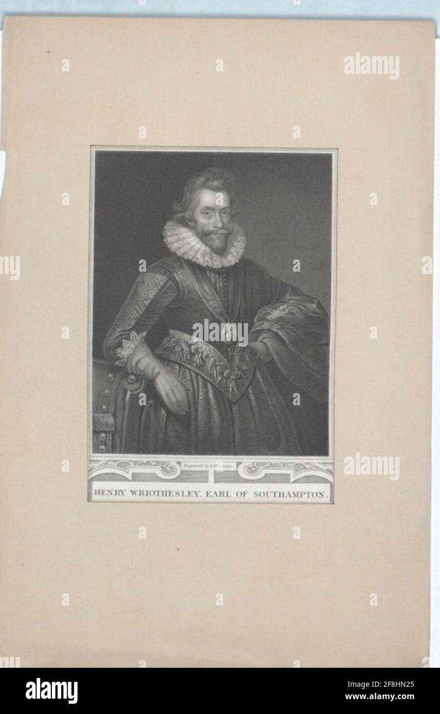 Southampton, Henry Wriothesley, 3. Conte di . Foto Stock