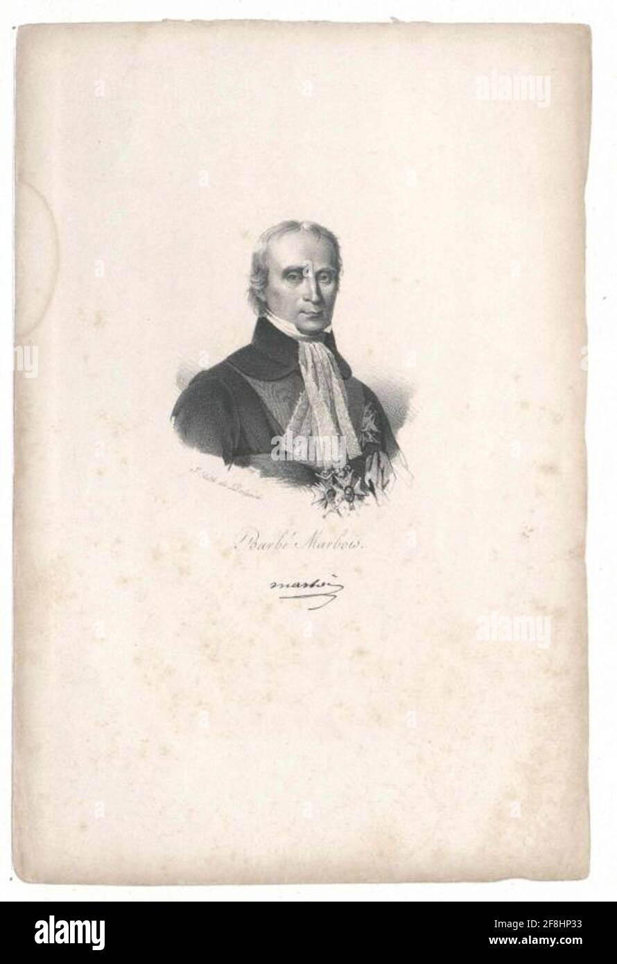 Barbé-Marbois, Francois Marquis de. Foto Stock