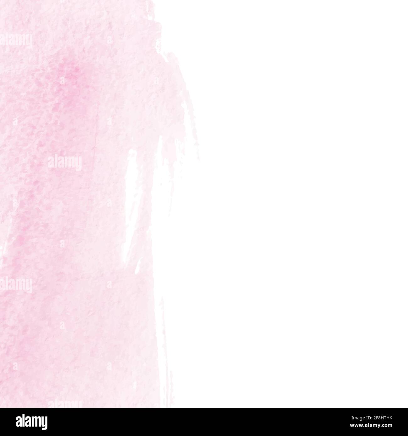 Illustrazione vettoriale di sfondo calmo acquerello disegnato a mano - pennello delicato tratto di vernice su bianco Illustrazione Vettoriale