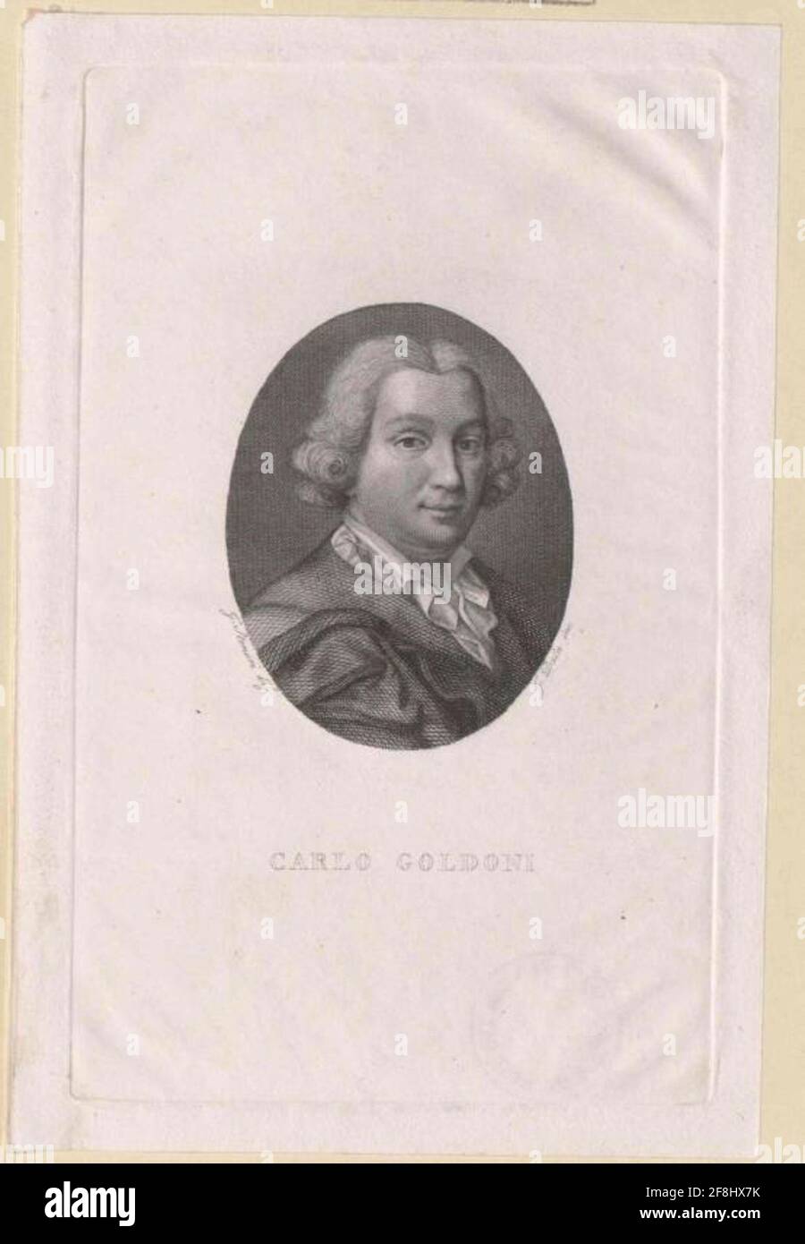 Goldoni, Carlo. Foto Stock