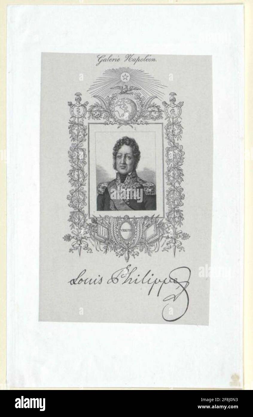 Ludwig Philipp, re dei francesi. Foto Stock