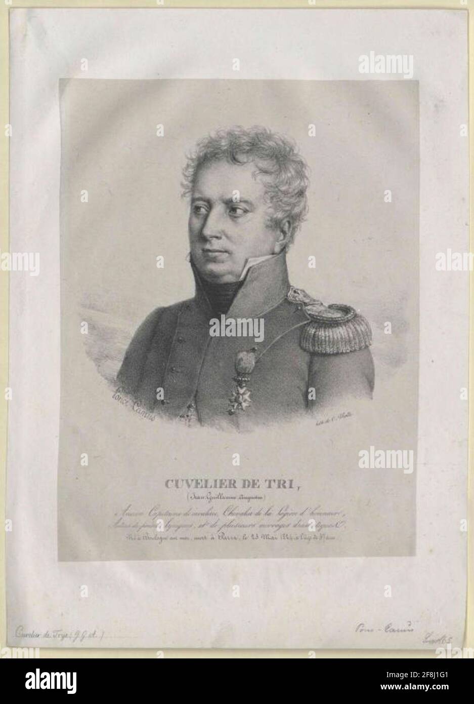 Trye Cuvelier, Jean-Guillaume Antoine. Foto Stock